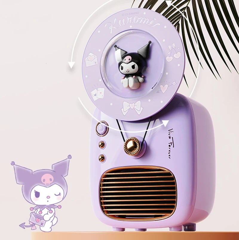 

Kawaii аниме Kuromi Sanrio винтажная Bluetooth Колонка Милая мультяшная Cinnamoroll портативная Высококачественная стереоколонка подарки для девочек
