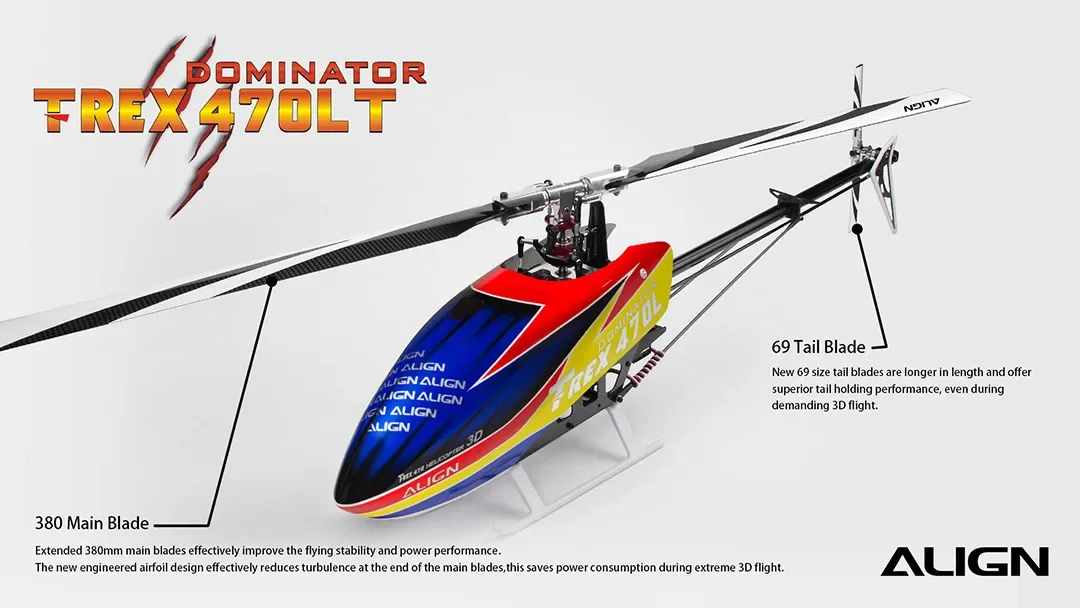 ALIGN TREX 470L ヘリコプター Align T-REX 450L ドミネーター RC ヘリコプター スーパーコンボ