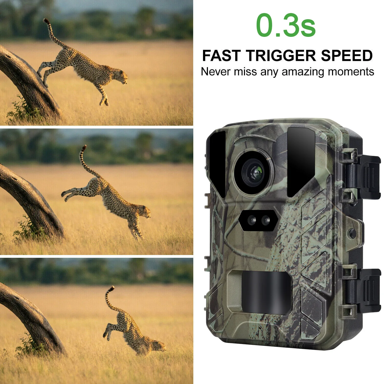 Mini Trail Hunting Camera  50MP 4k1080P Wildlife Night Vision Cameras Wild Hunter Cam Mini800 Photo Trap Surveillance Tracking