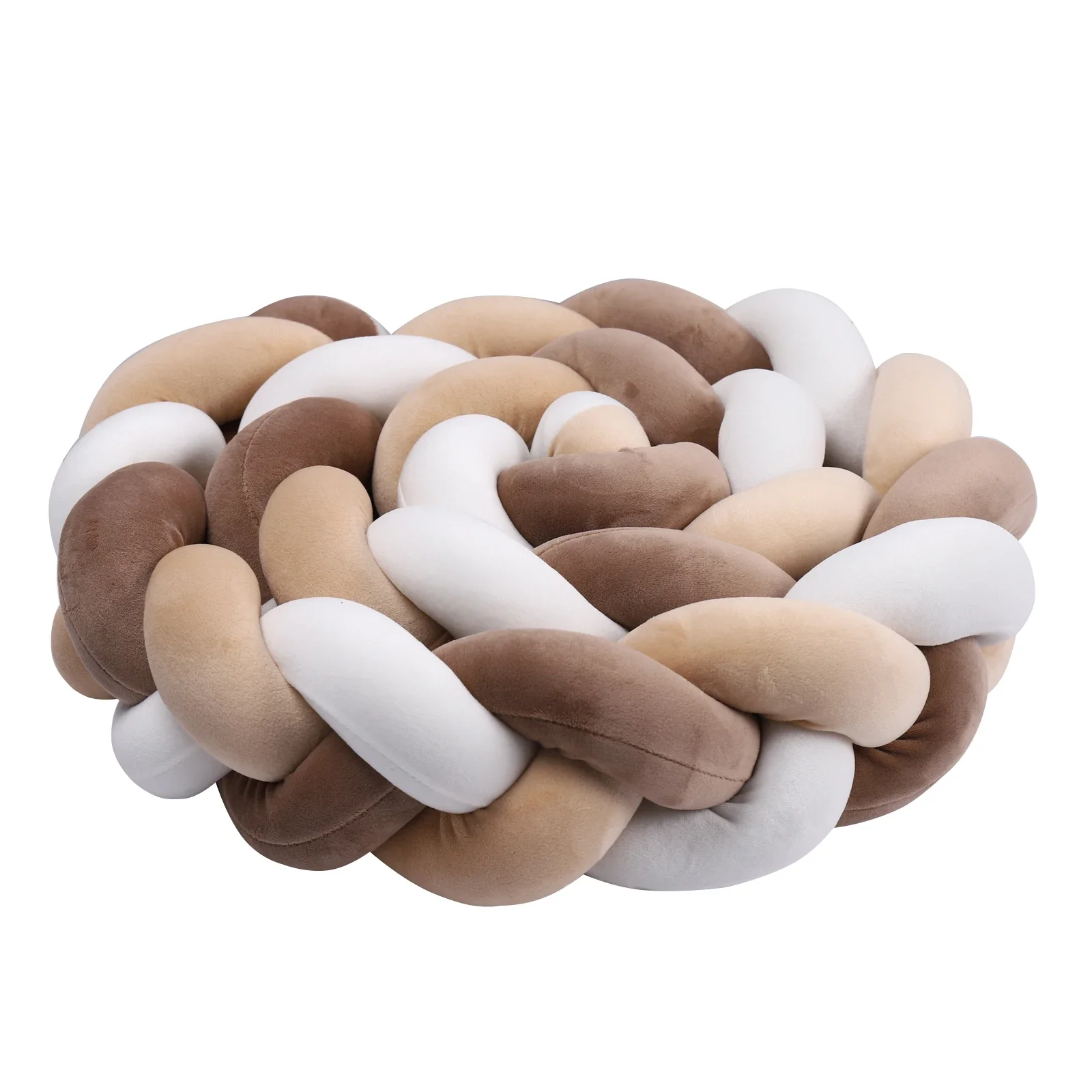 Khaki Brown White