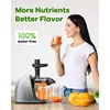 QWJoyBear Cold Press Juicer Machine: Easy to Clean Slow Masticating Juicer Extractor for Veggies and Fruits,92% Juice Yield High 2