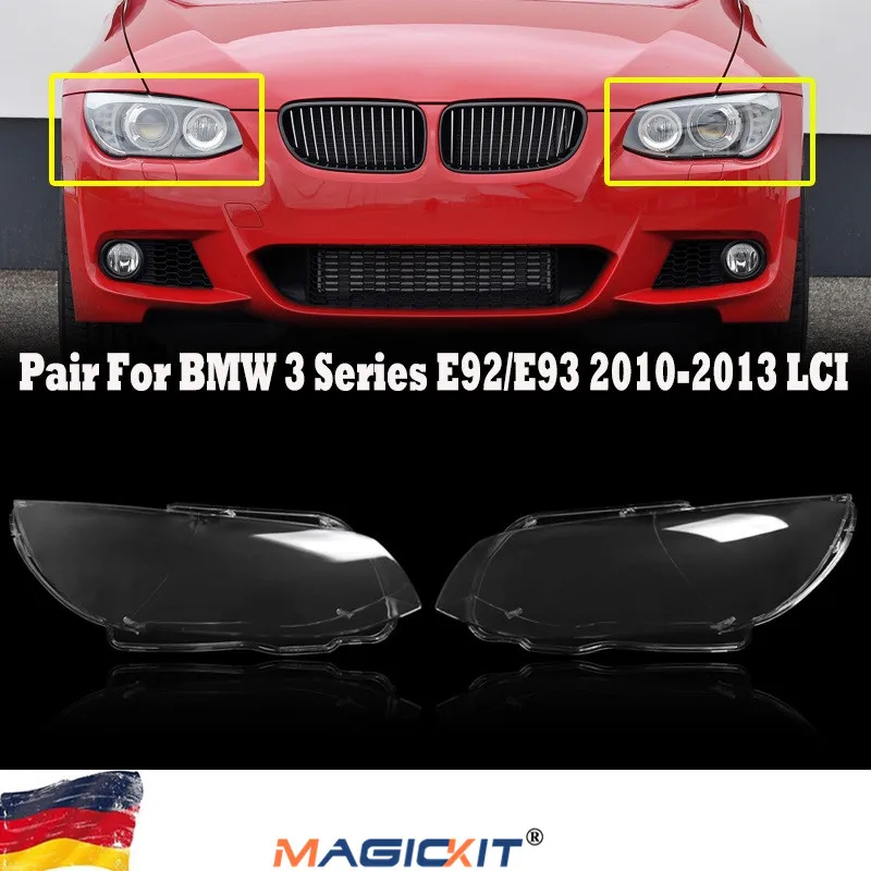 

For BMW E92 Headlight Lens Cover E93 2010 2011 2012 2013 Auto Shell Headlamp Lampshade Transparent Lampshade Lamp Shell