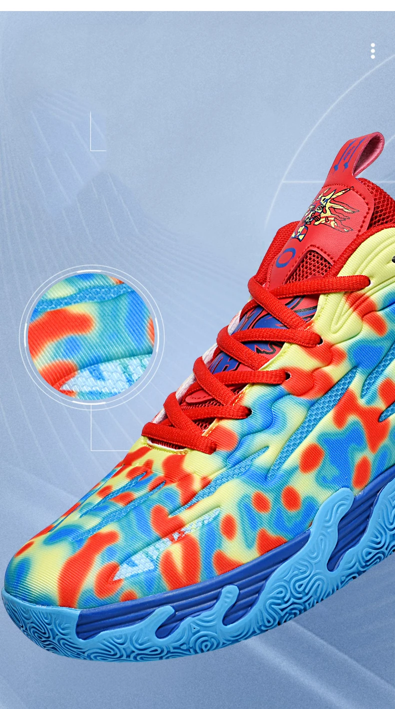 2023 Nowa Koszykówka Dla Mężczyzn Trening Na Zewnątrz Zapatillas Męskie Wysokiej Jakości Buty Do Gimnastyki Tenisowe Buty Antypoślizgowe Trampki_voghion.com