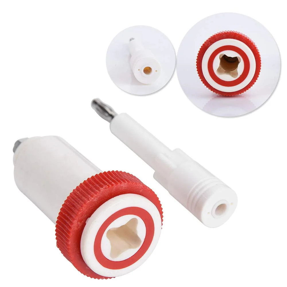 2 Pairs 4 mm Banana Cross Jack 10Kv-30Kv High Voltage Connector Plug and Socket Power Supply Test Instrument