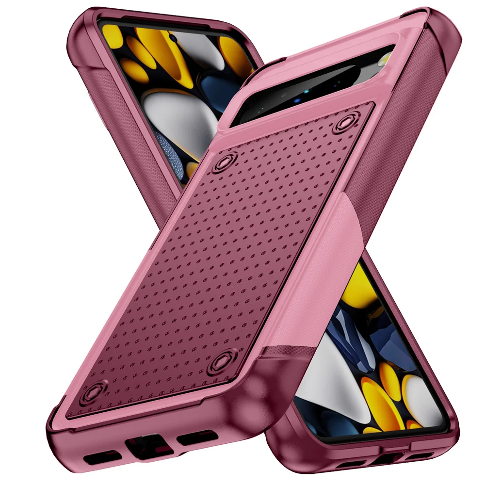 Luxury Military Grade Armor Shockproof Phone Case - Heavy Duty Full Protection PC+TPU Cover Bumper