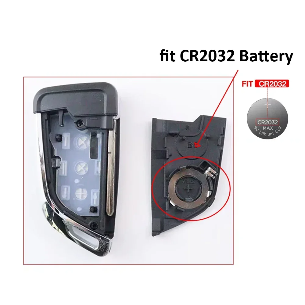 Key Case Car Key Shell Key Cover Folding Car Key Shell Fob Cover 2 3 Bottons Upgrade Car Key Fob Case Shell Housing For Audi A2 A3 A4 A6 A8 TT B5 RS4 Quattr 1994-2002