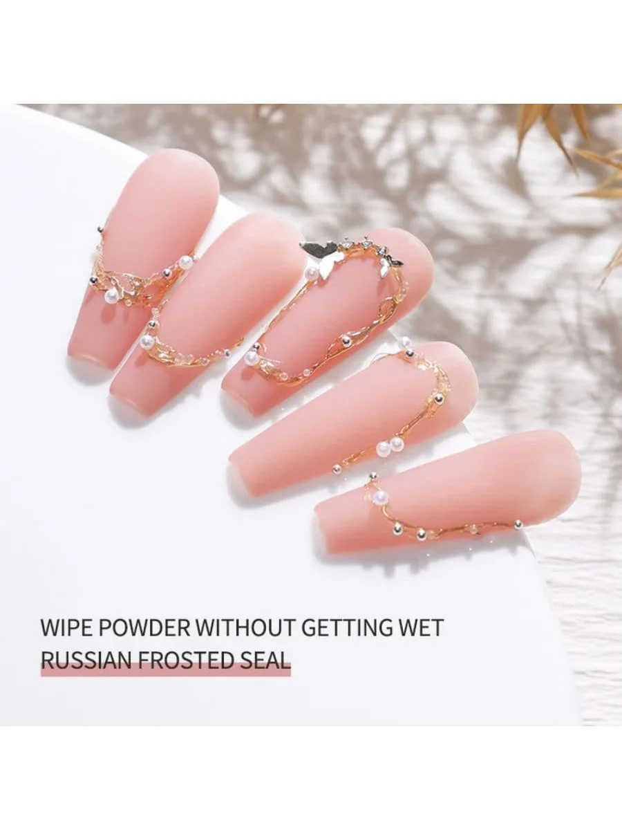 Gel Nail Art Set Gel Nail Polish Gel Nail Varnish Nail Art Functional Gel Top Coat Base Coat Russian Matte Top 15ML