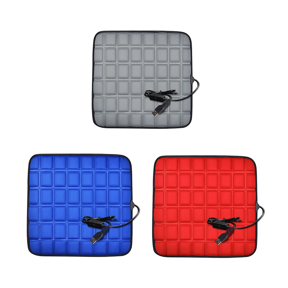Heated Car Seat Cushion with USB 5V and Non Slip Bottom