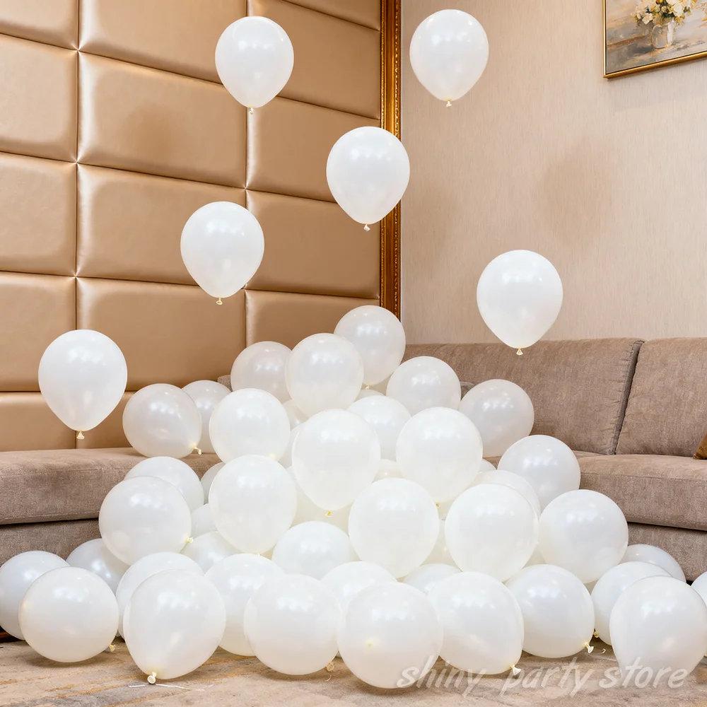 10/12 Zoll 20/50/100 Stück Baby Blaue Latexballons Rot Grün Weiß Sand Hochzeitsdekoration Globos Babyparty Geburtstag Party Dekor – Detail 6