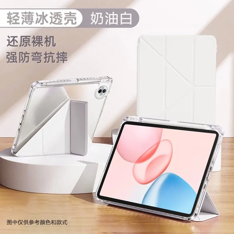 Magnetic Trifold Smart Cover with Pencil Holder and Auto Sleep Feature