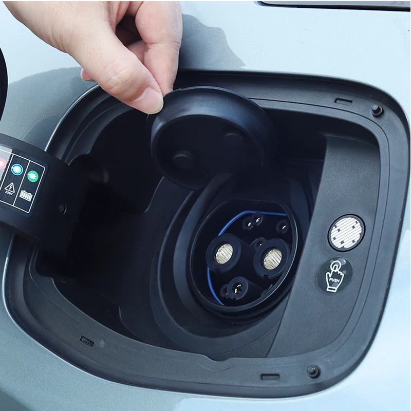 For ZEEKR 001 2022-2023 Car Charging Port Protection Cover Waterproof Anti-dust Rubber Cover ZEEKR 001 Accessories