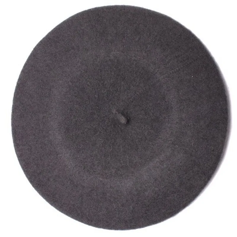 Women Wool Berets French Artist Style Warm Winter Beanie Hat Retro Plain Beret Solid Color Elegant Lady All Matched Autumn Caps