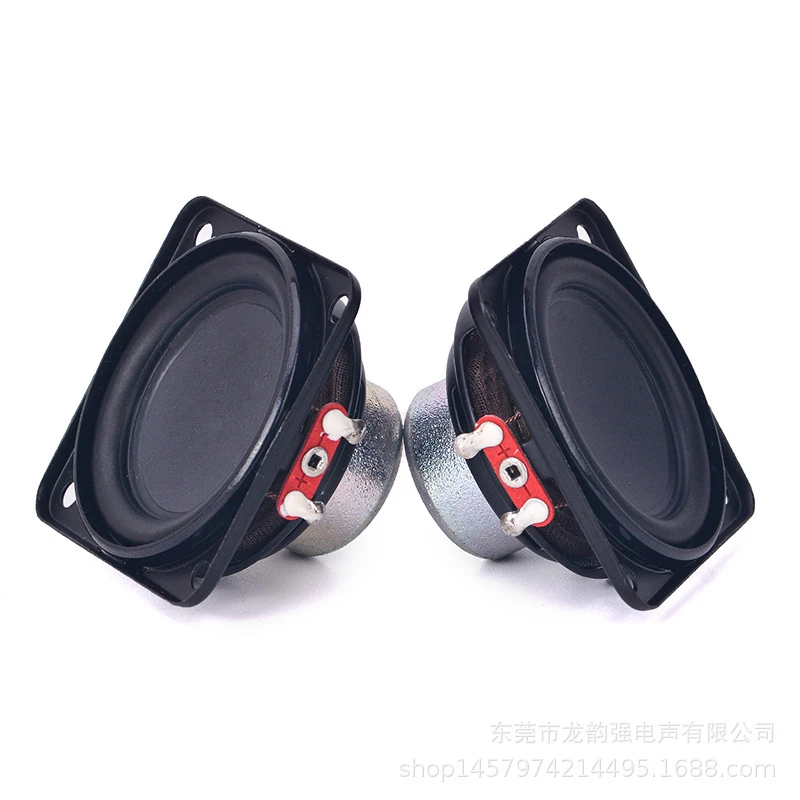 

10pcs Factory Wholesale 43mm Square 4 Europe 5 Watt Full-frequency Speaker Pu Side Myra Concave Cap Waterproof Inner Magnet Spe