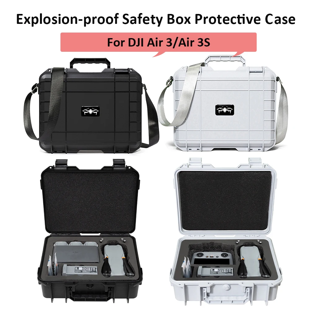 Bolsa De Almacenamiento Ignífuga Para Batería Lipo De DJI Air 3 – A Prueba De Explosiones, Compacta Y Resistente Al Polvo