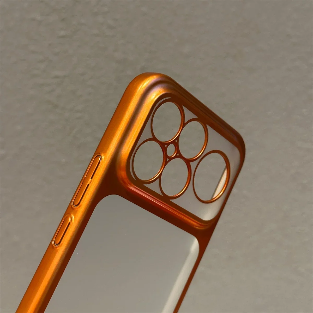 Ultra-Thin Luxury Plating Matte Transparent Phone Case - Sleek Protective Clear Cover