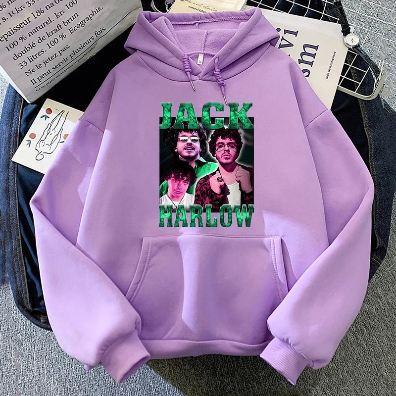 Jack Harlow Graphic Hoodies Winter Long Sleeve Sweatshirts Fleece Clothing Unisex Loose Pullovers Comfortable Crewneck Sudaderas