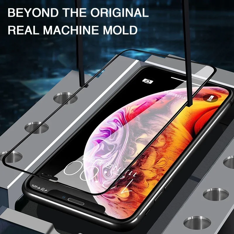 3PCS 9D Screen Protector Tempered Glass Case For iPhone 15 14 13 11 12 Pro Max Mini X XS Max XR 7 8 Plus Glass Tempered Film