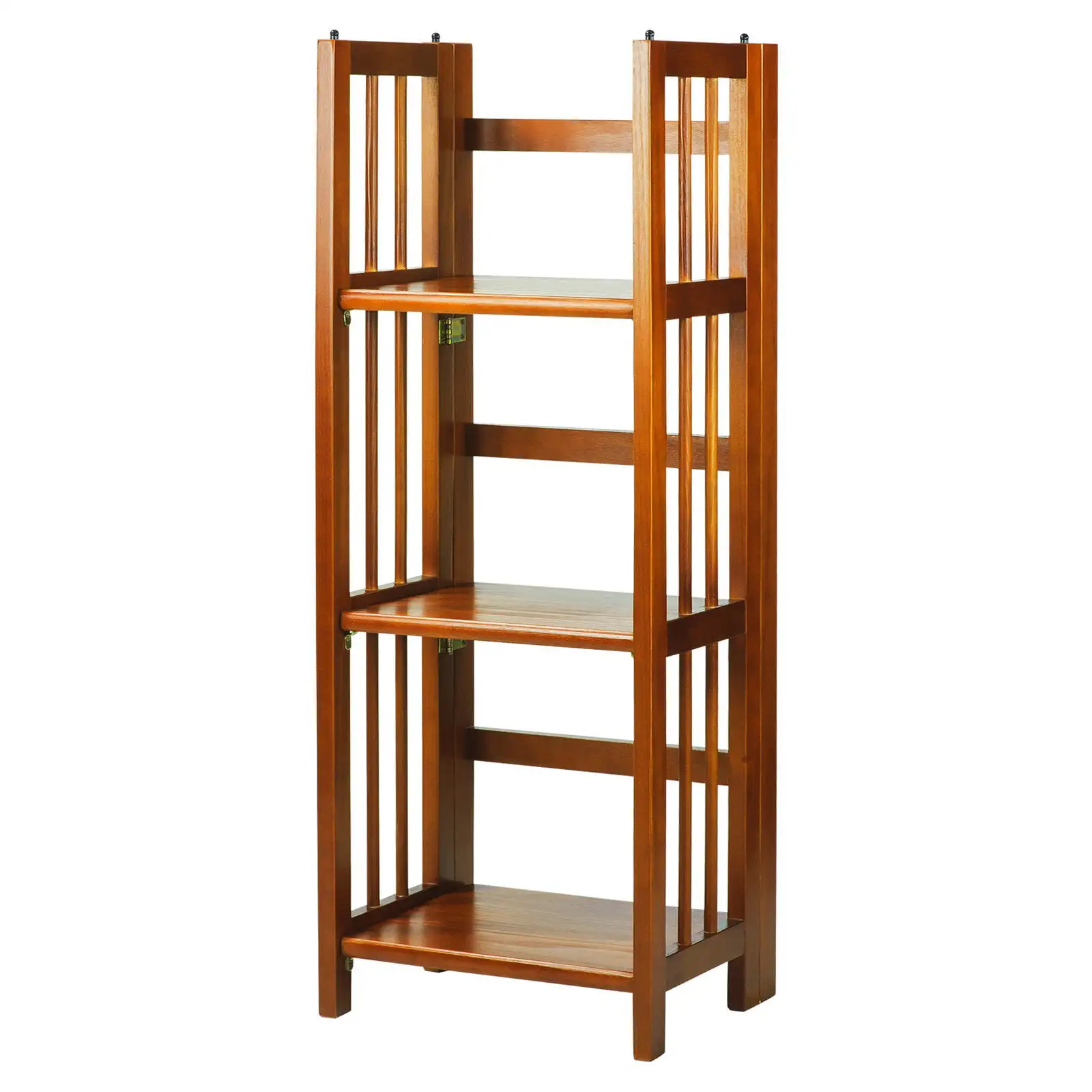 

Casual Home 331-35 14 in. 3-Shelf Folding Bookcase, Honey Oak