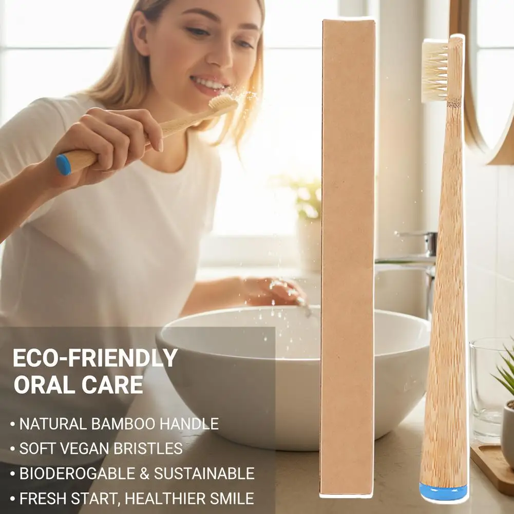 Eco-Friendly Natural Bamboo Toothbrush – Sustainable Bristle Design