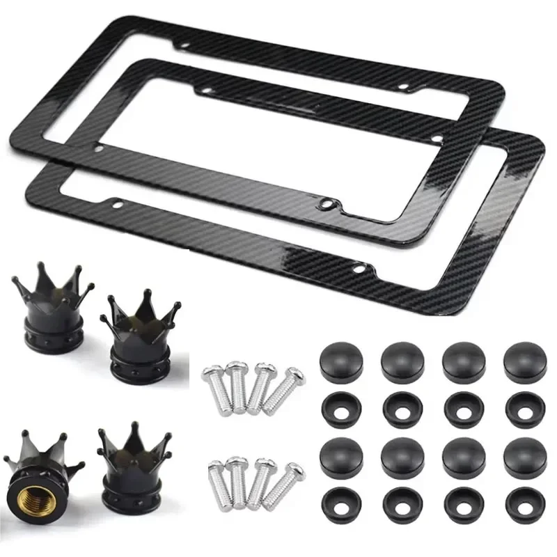 Premium US License Plate Holder - Sleek Car Modification Frame