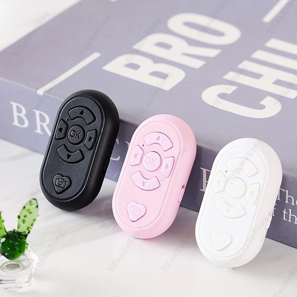Universal Bluetooth-compatible Remote Controller 6 Buttons Wireless Mobile Phone Selfie Photo Shutter