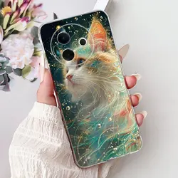 Elegant Butterfly Cat Printed Soft Silicone TPU Phone Case for Vivo Y39 (TPU - 932)