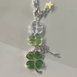 Charming Lucky Leaf Pendant Keychain and Accessories Collection (Green)