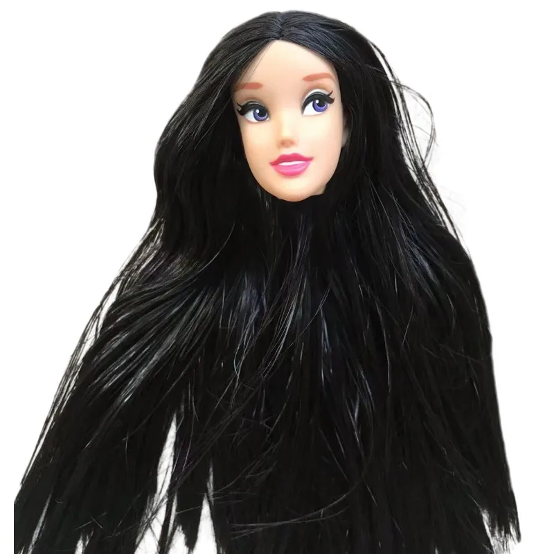 MENGF Neue Puppenköpfe Langes buntes Haar Puppenköpfe Mädchen Weiches Haar Puppendekorationen Gutes Make-up Chinesische klassische Mädchenpuppenfiguren – Detail 30
