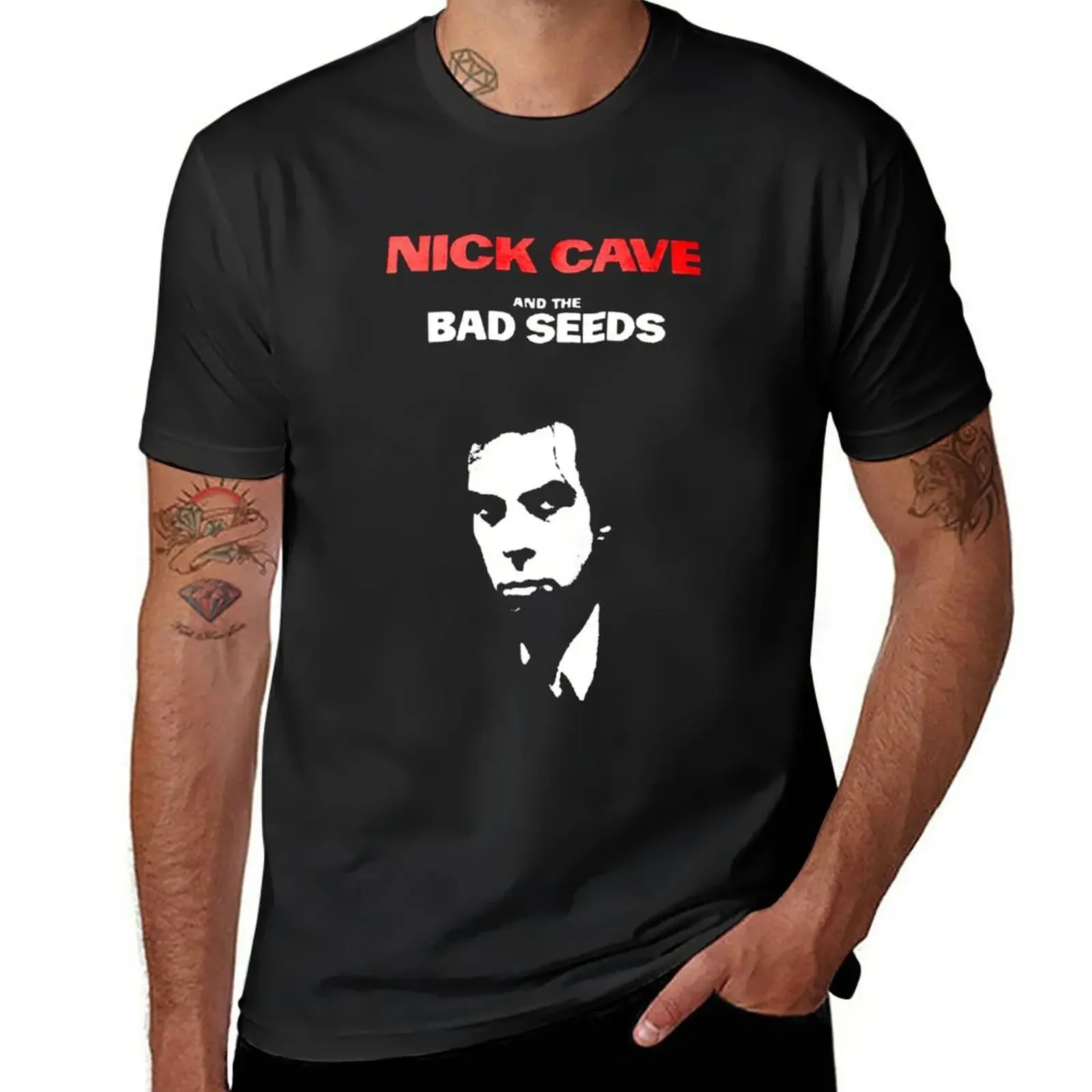 Nick Cave And The Bad Seeds T-Shirt Asciugatura Rapida Taglie Forti Abbigliamento Uomo