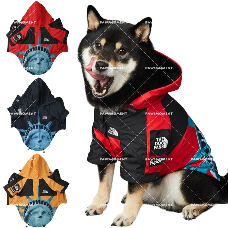 The Dog Face Dog Clothes Designer Pet Dog Hoodie Large Dog Jacket Golden Retriever French