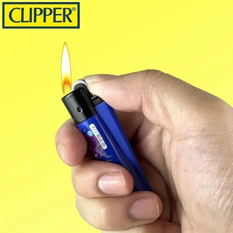 Clipper Lighter Grinding Wheel Mini Lighter,Butane Flashlight Lighter (24pcs) Men's Small Tools Cool Gift Cigarette Accessories