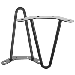 2 Pcs Chair Legs Replacement Hollow Table Base Legs Furniture Student Metal Dining Iron Chair Replacement for