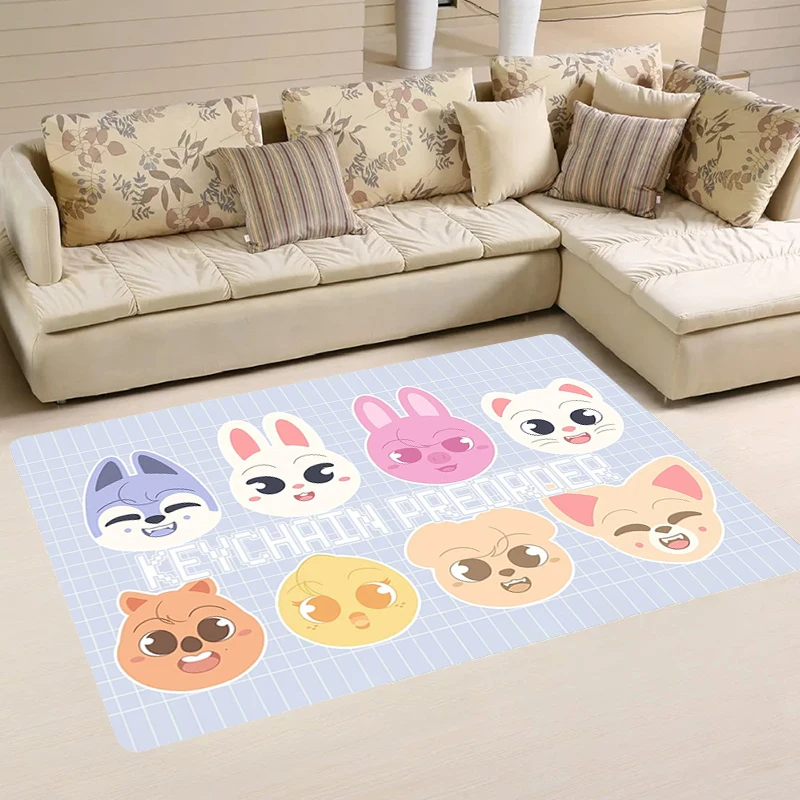 

Cartoon Animal Bathroom Mat Cute Anime Stray Skzooo Kids Rugs Kitchen Carpet Living Room Home Balcony Carpets Foot Rug Door Mats