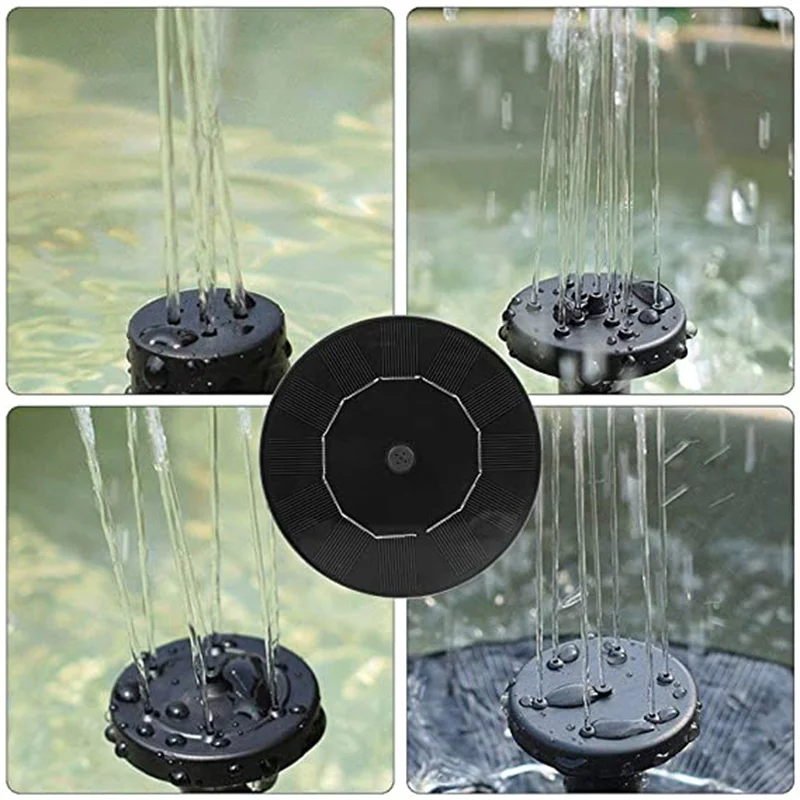 Mini Solar Water Fountain Swimming Pool Patio Garden Decoration Outdoor Decor Summer Solar Pump Decorative Fountains Interiors Solar Fountain