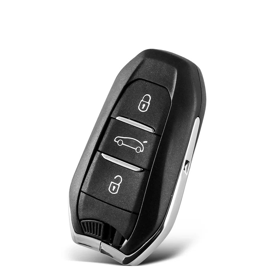 Custodia In Silicone Per Chiave Peugeot E Citroen - Cover Protettiva 3 Pulsanti Per 208, 308, DS3, C4 E Altri Modelli