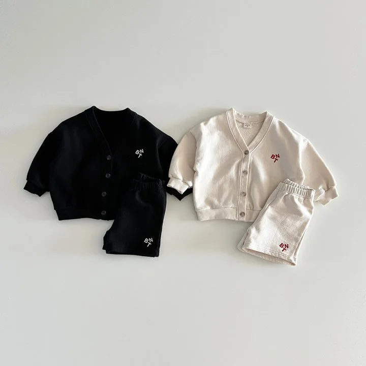 Spring New Children Long Sleeve Clothes Set Baby Boy Girl Cardigan Coat + Shorts 2pcs Suit Toddler Kids Casual Outfits