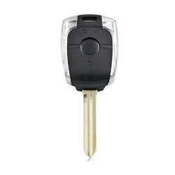 YOUBBA 2 - Button Replacement Remote Key Shell Case with Uncut Blade (Shell)