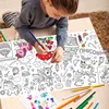 Children's Cartoon Birthday Handmade Drawing Disposable Graffiti Paper Tablecloth DIY Party Halloween Paper Tablecloth Poster 1