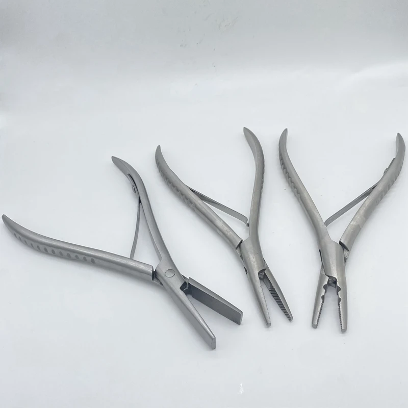 Hair Extension Tools Kit – 1 Plier - 2 Hook Needle Pulling Loop