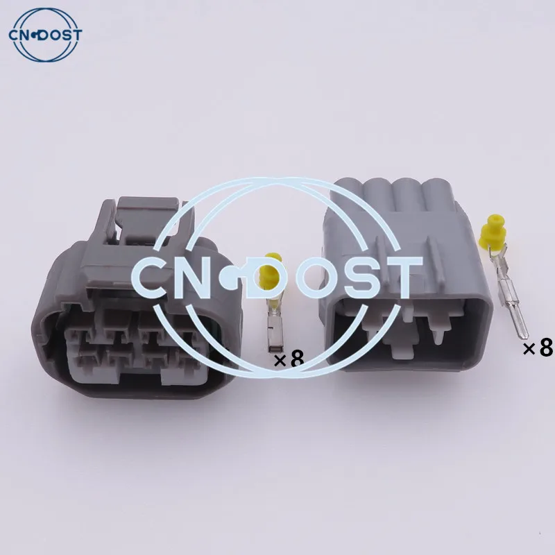

1 Set 8 Pin Automotive Headlight Wiring ConnectorWaterproof Light Lamp Socket Plug For Toyota 7283-1288-40