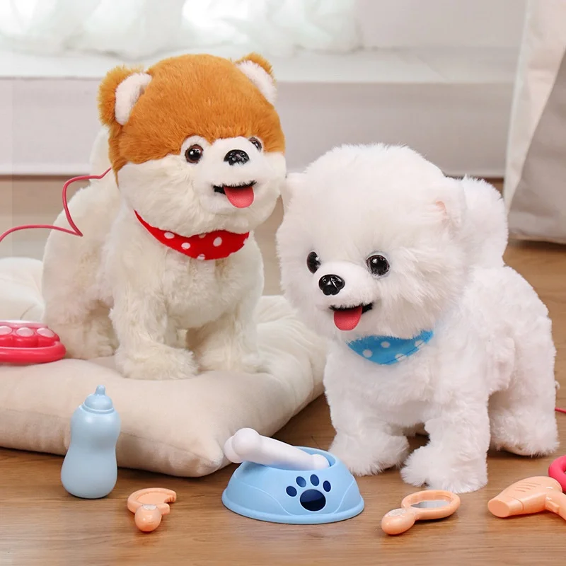 Children'S Gift Plush Toy Licking Dog Intelligent Repeating Machine Dog Simulation Can Walk Walk And Bark Electronic Dog Toy 3