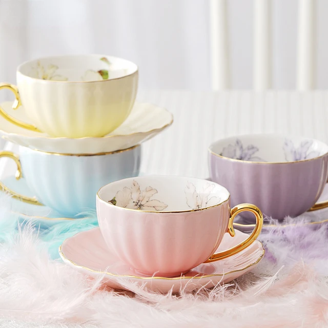 Cute Aesthetic Solid Color Ceramic Teacup/ Coffee Cup/ Mug