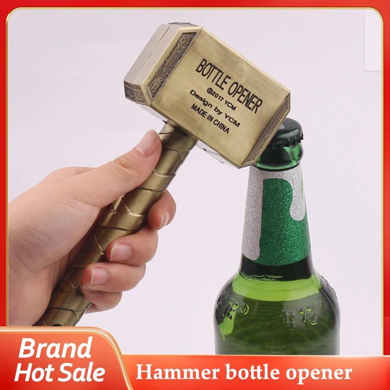 

Multifunctional Hammer Bottle Opener Raytheon-shaped Metal Bottle Opener Beer Kitchen Accessories Gadgets Party Men's Gifts