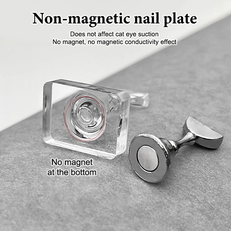 네일 스탠드 비자성 인조 손톱 팁 홀더 캣아이 젤 프레스온 네일 디스플레이 랙 아크릴 네일 페인팅 1/5/10 그리드