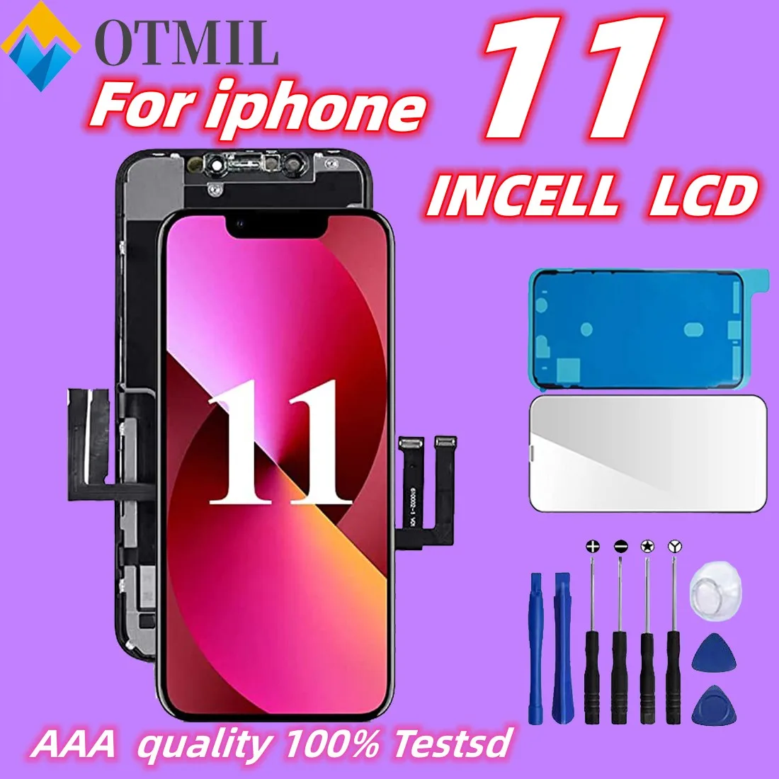 Elekworld Best Choice Incell Lcd Per Iphone 11 Display Screen Con 3D Touch Digitizer Assembly Nessuna Sostituzione Del Pixel Morto