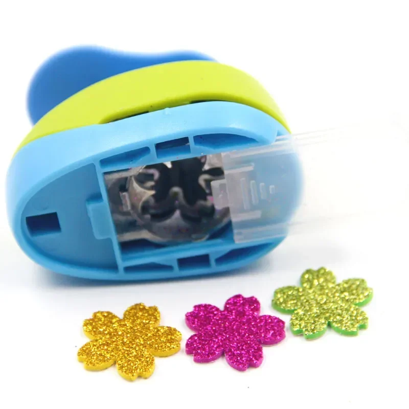Flower Furador 7*6*4.5cm Diy Paper Cut Eva Foam Maker Puncher Scrapbooking Labor Saving for Kid Hole Punch Embossing paper punch hole punching tools paper craft punch embossing maker