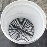 1PC Car Wash Sand and Gravel Filter Sand and Gravel Separation Filter Separate Clean Bucket Insert Car Wash Accessories 23.5*6CM 2