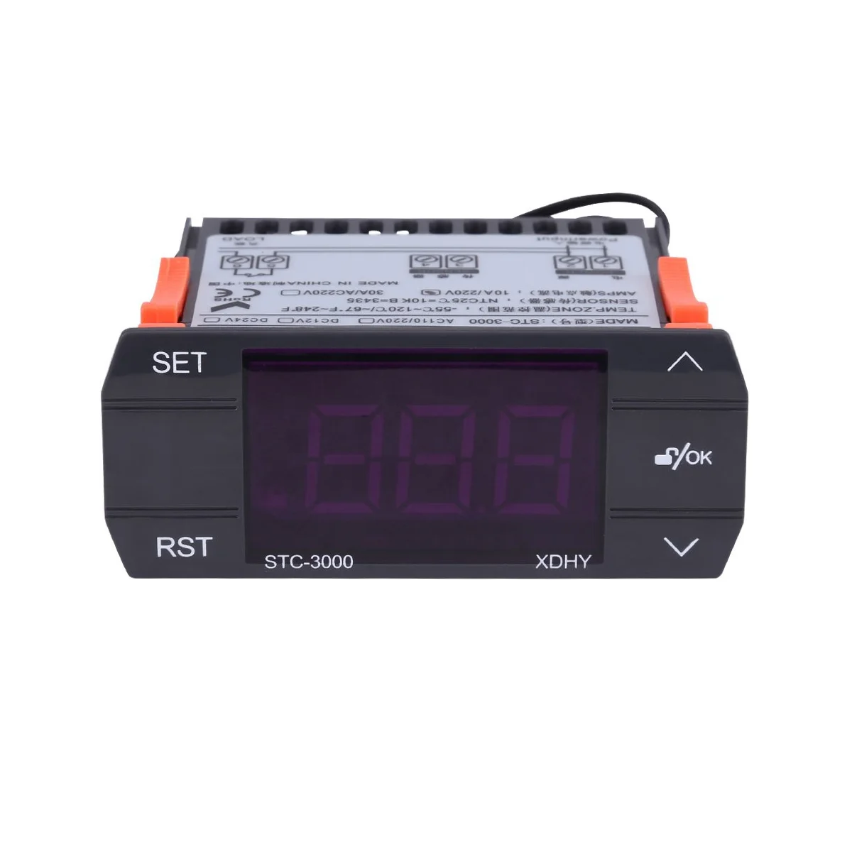 

Цифровой регулятор температуры STC-3000, термостат с датчиком 110-220 В 30A