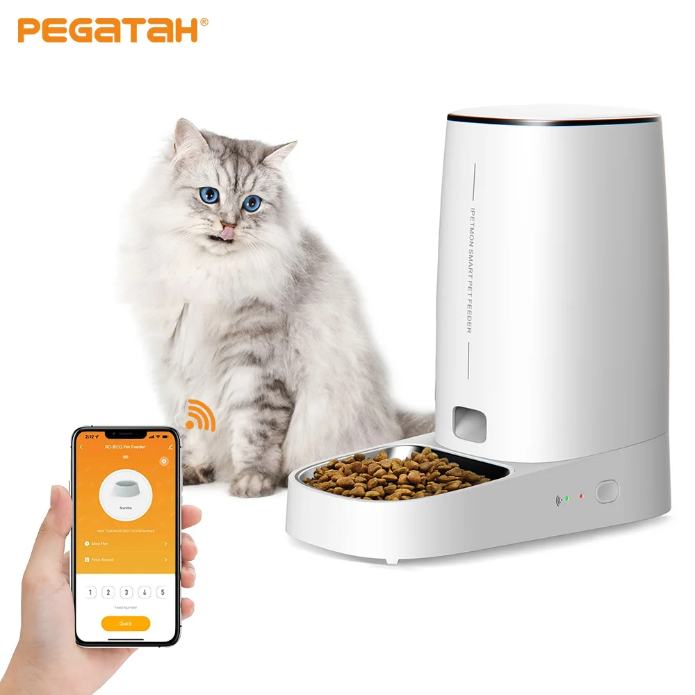 Automatic Feeder for Cats Pet Smart Cat Food Kibble Dispenser Remote automatic-feeder-for-cats-pet-smart-cat-food-kibble-dispenser-remote