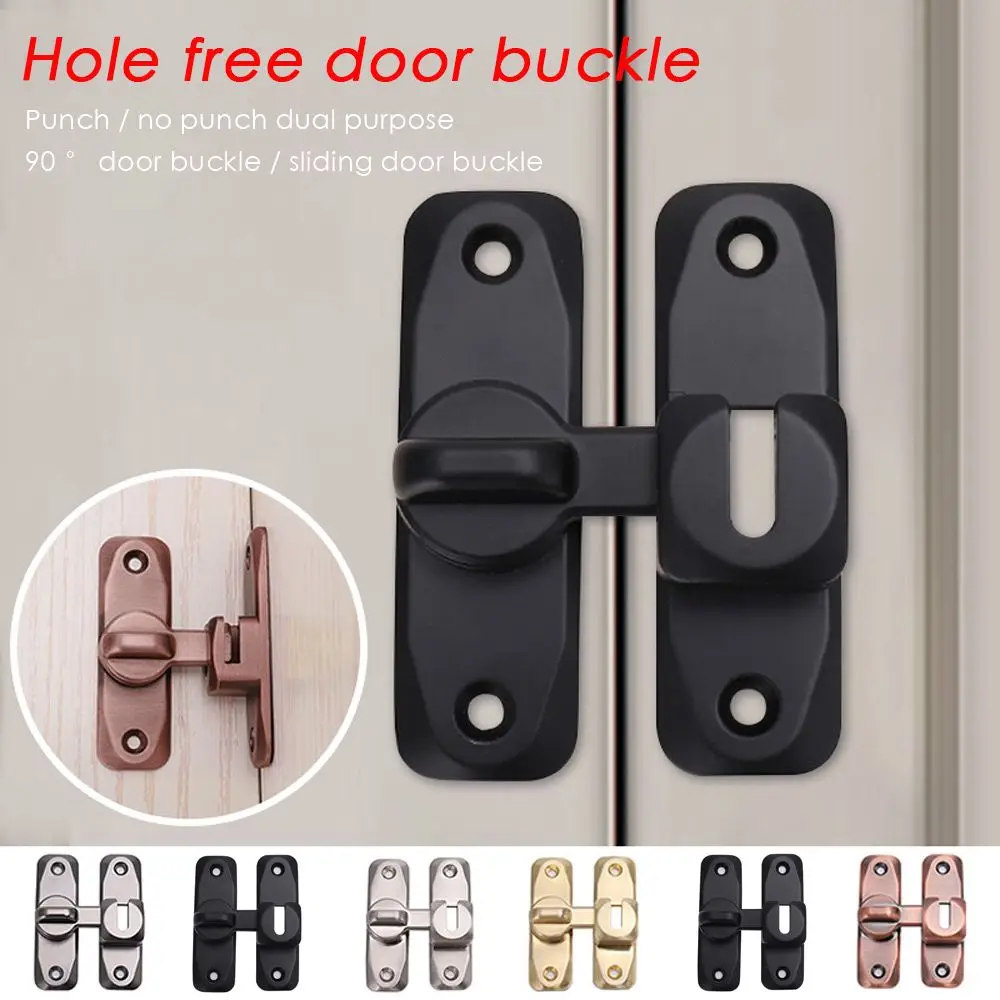 Zinc Alloy No Punching Cam Cylinder Locks Lock Door Bolt Sliding Door Latch Sliding Door Lock Anti-theft Buckle